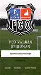 Mobile Screenshot of fcovalrasserignan.com